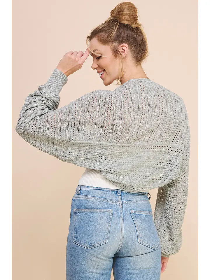 Madison Shimmer Sweater Shawl
