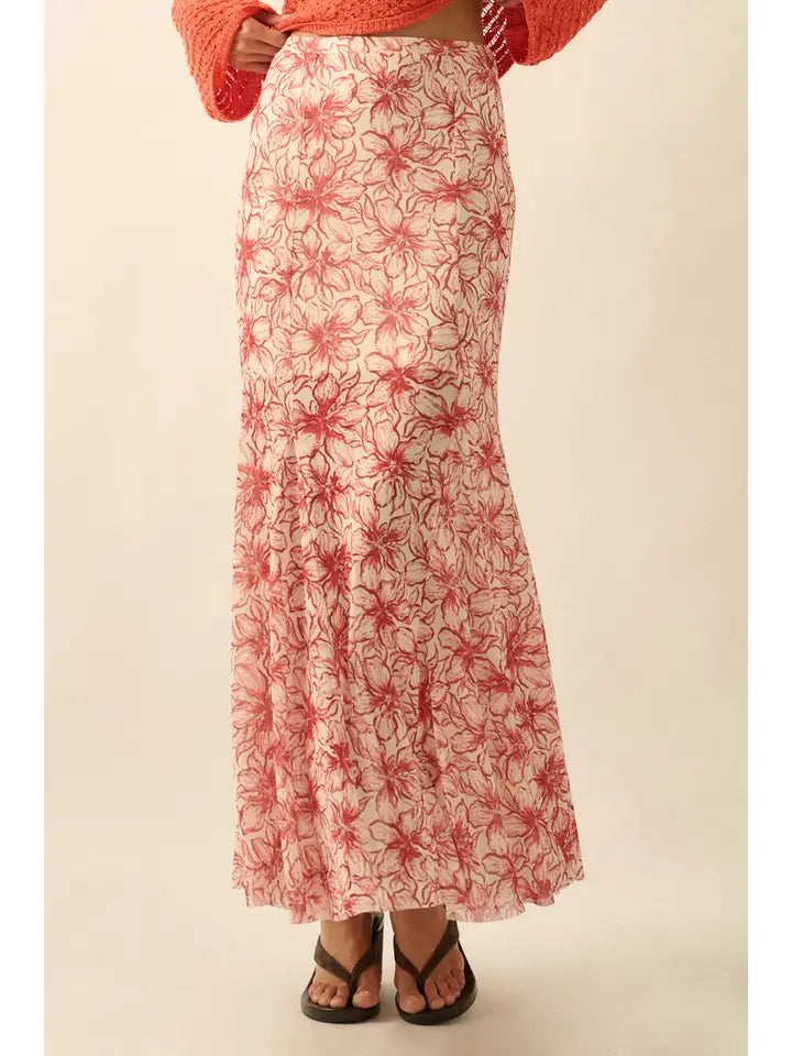 Mia Mermaid Maxi Skirt