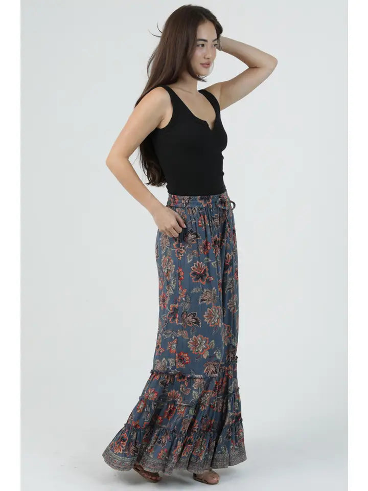 Dawn Floral Flare Pants