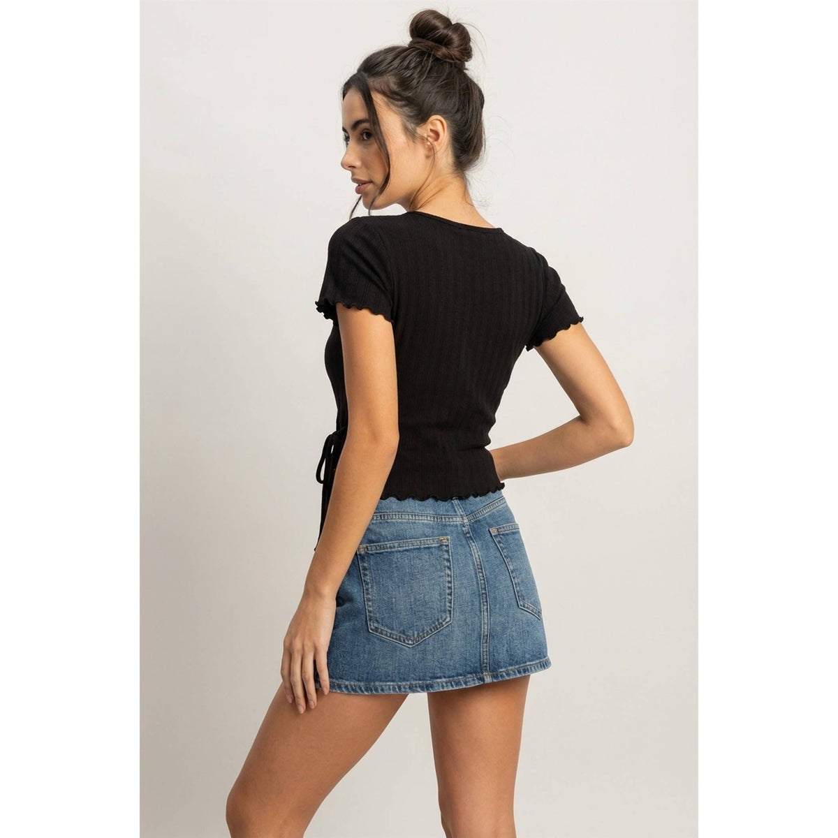Ella Wrap Crop Top