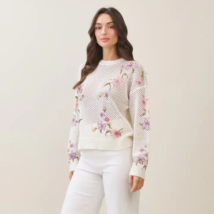 Vanessa Open Knit Sweater