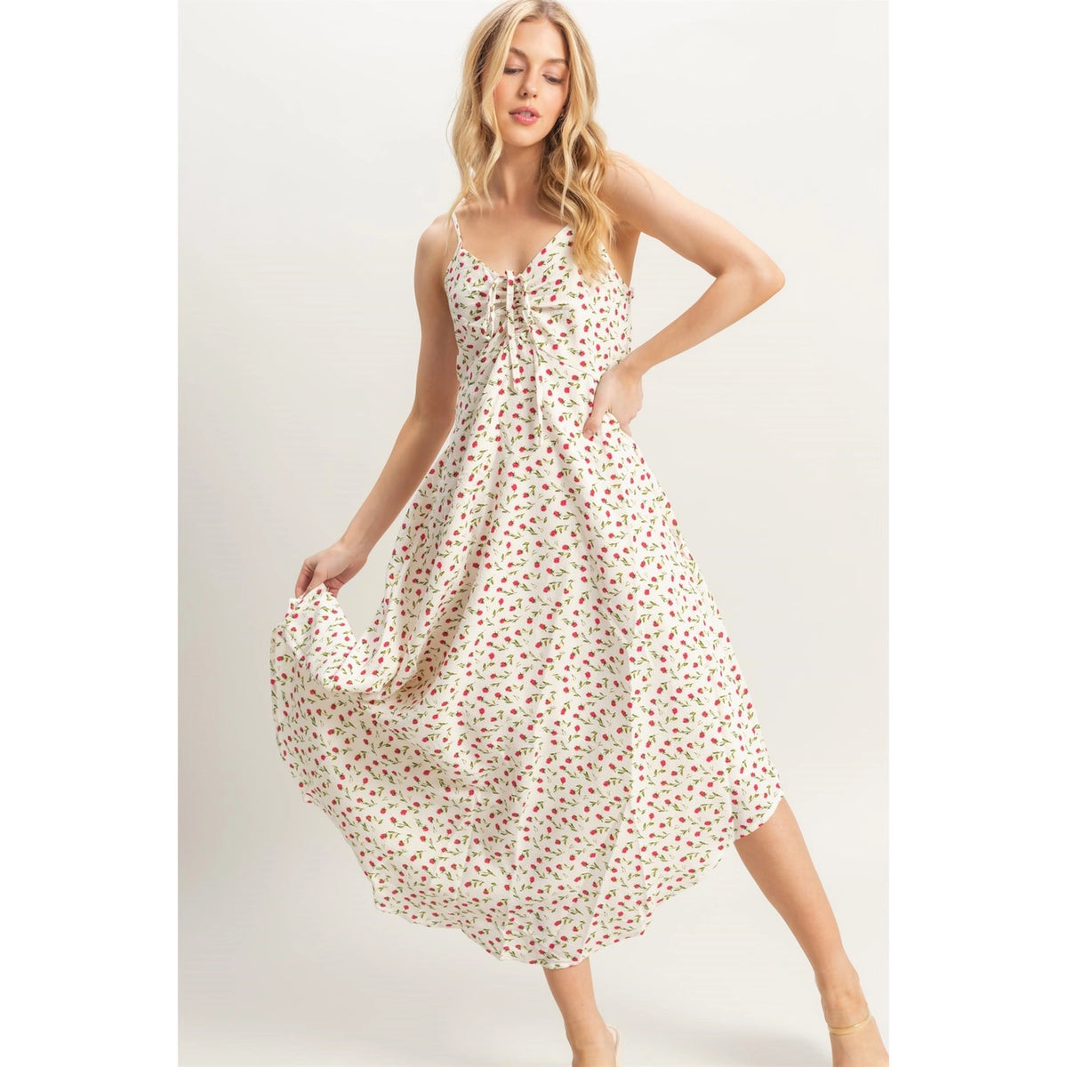 Rebecca Floral Midi Dress