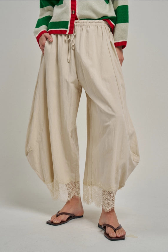 Luna Balloon Pants - Oatmeal