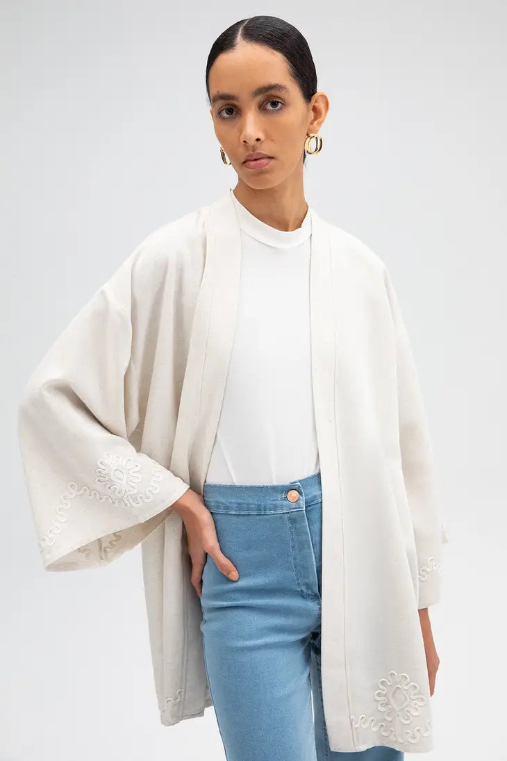 Embroidered Kimono