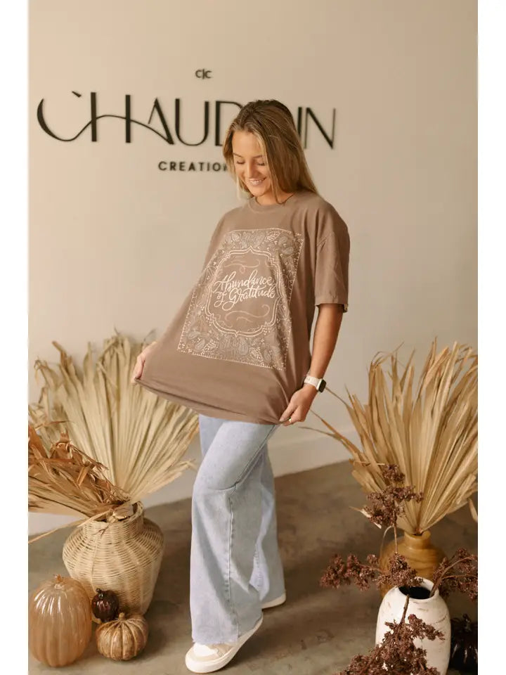Abundance of Gratitude Graphic Tee