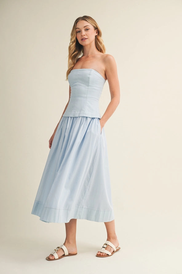 Elise Corset Strapless Dress
