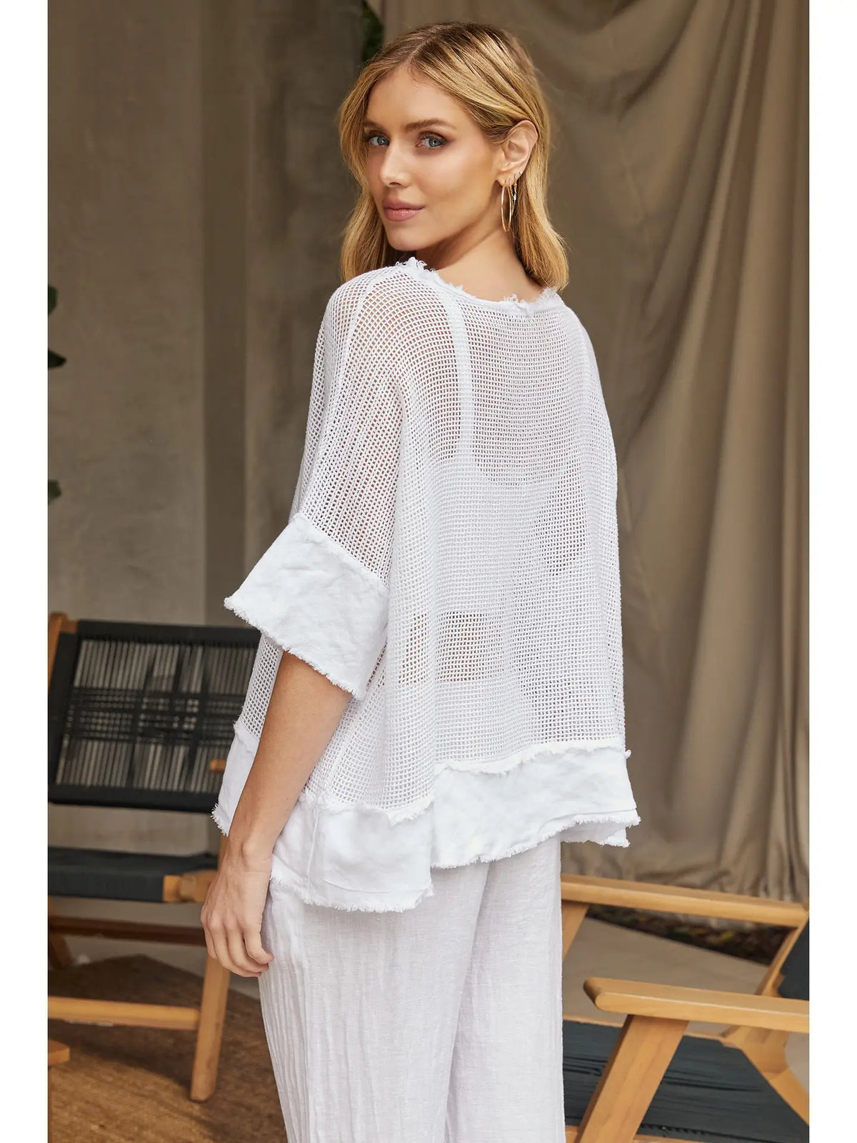 Lilian Mesh Top