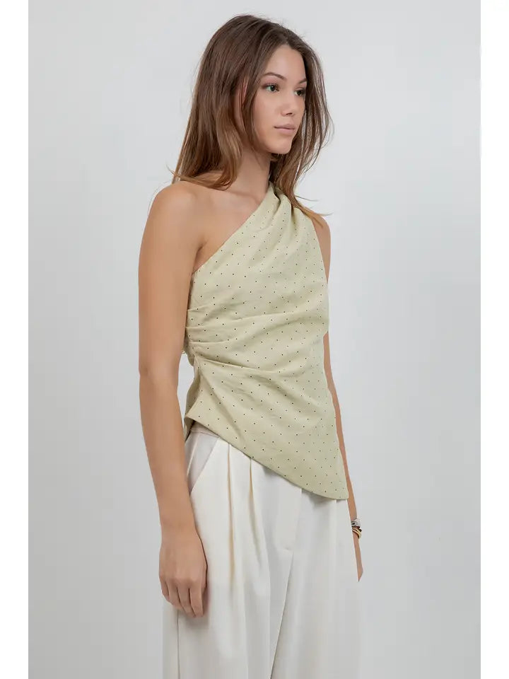 Phoebe Asymmetrical One Shoulder Top