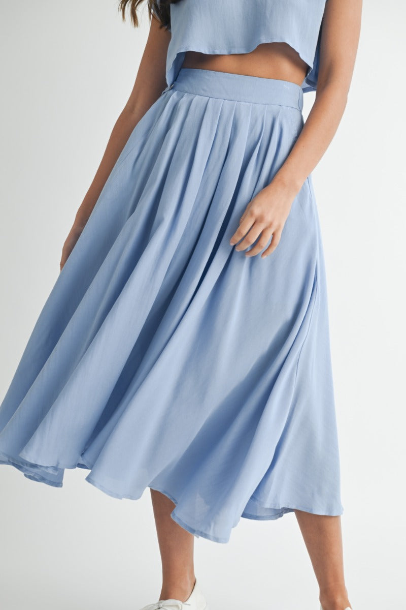 Lili Skirt Set - French Blue
