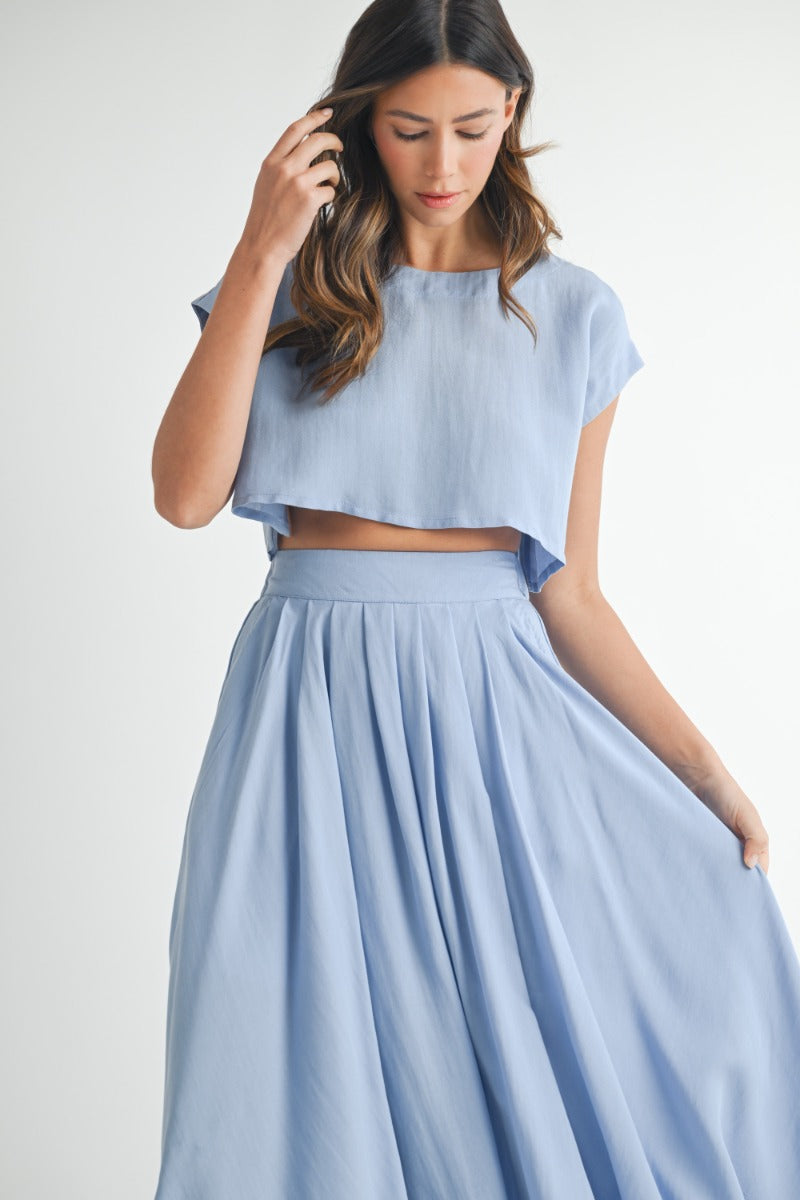 Lili Skirt Set - French Blue
