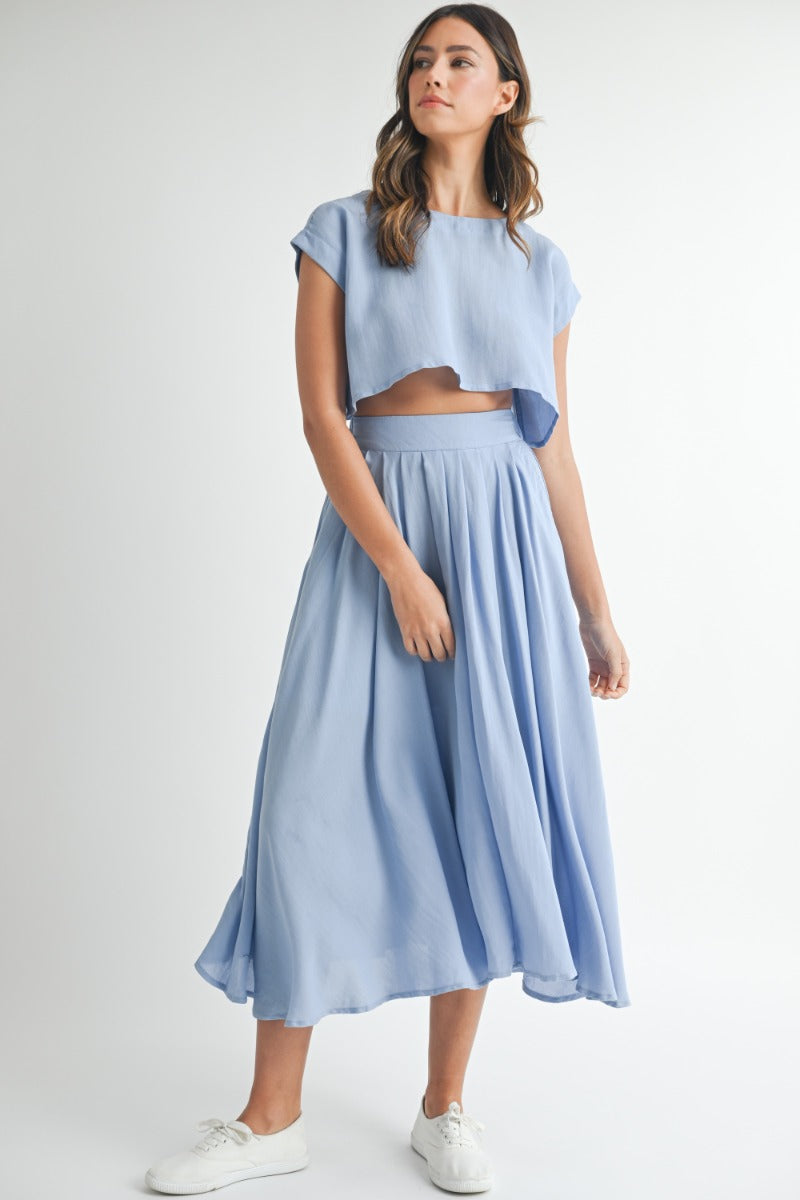 Lili Skirt Set - French Blue