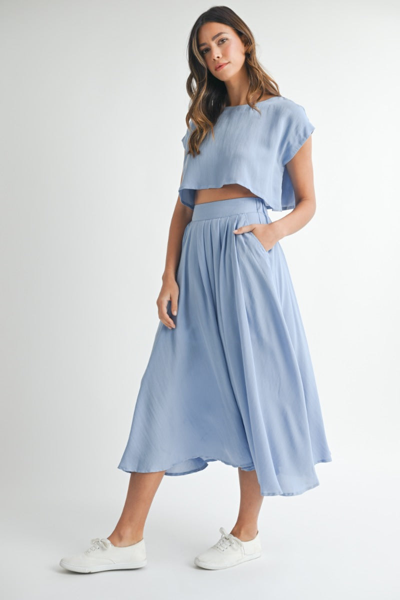 Lili Skirt Set - French Blue
