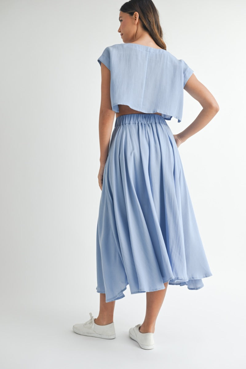 Lili Skirt Set - French Blue
