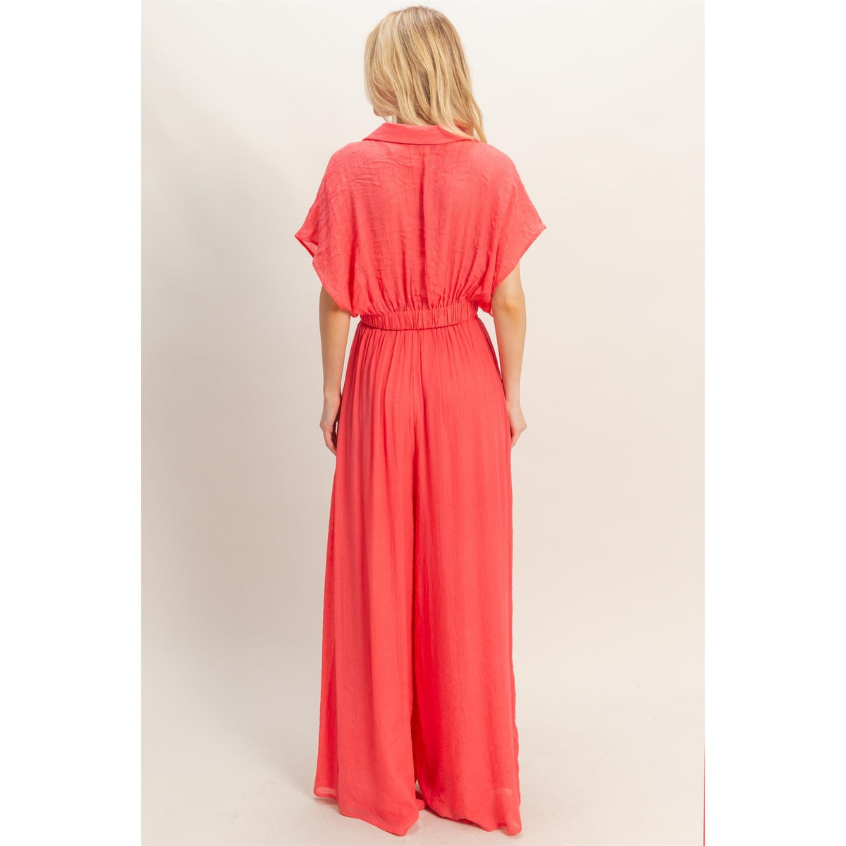Coleen Pant Set - Coral