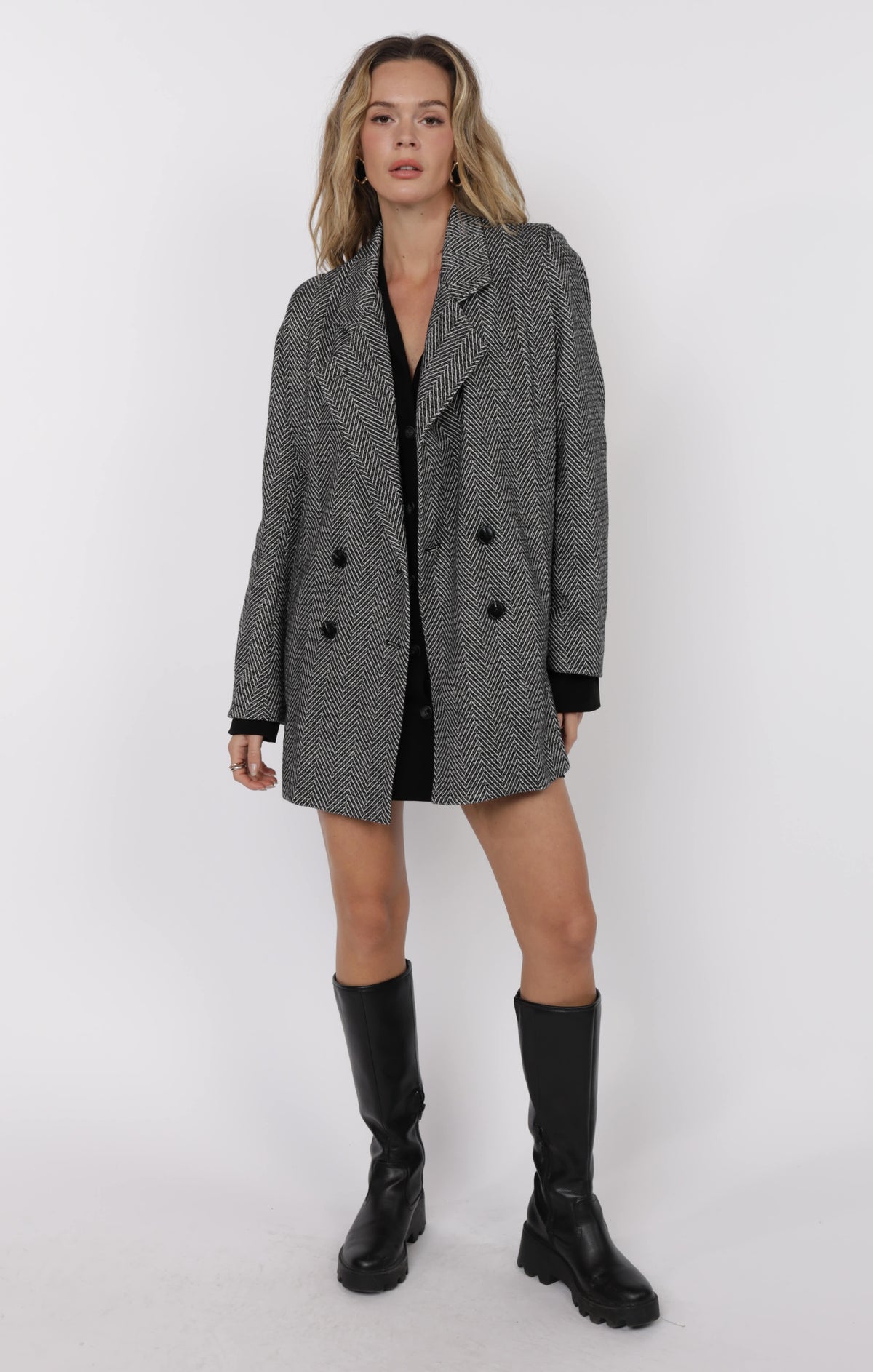 Winslet Shoulder Pleat Blazer