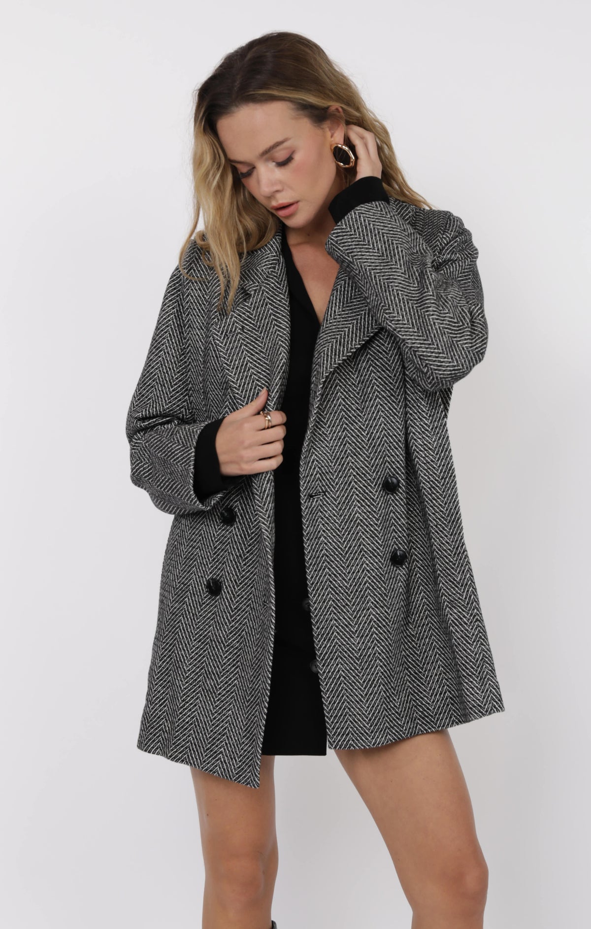 Winslet Shoulder Pleat Blazer