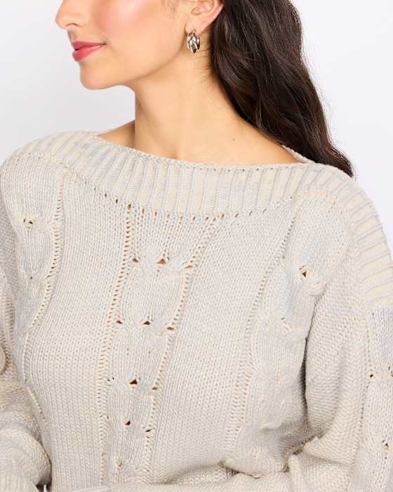 Debbi Cable Knit Sweater
