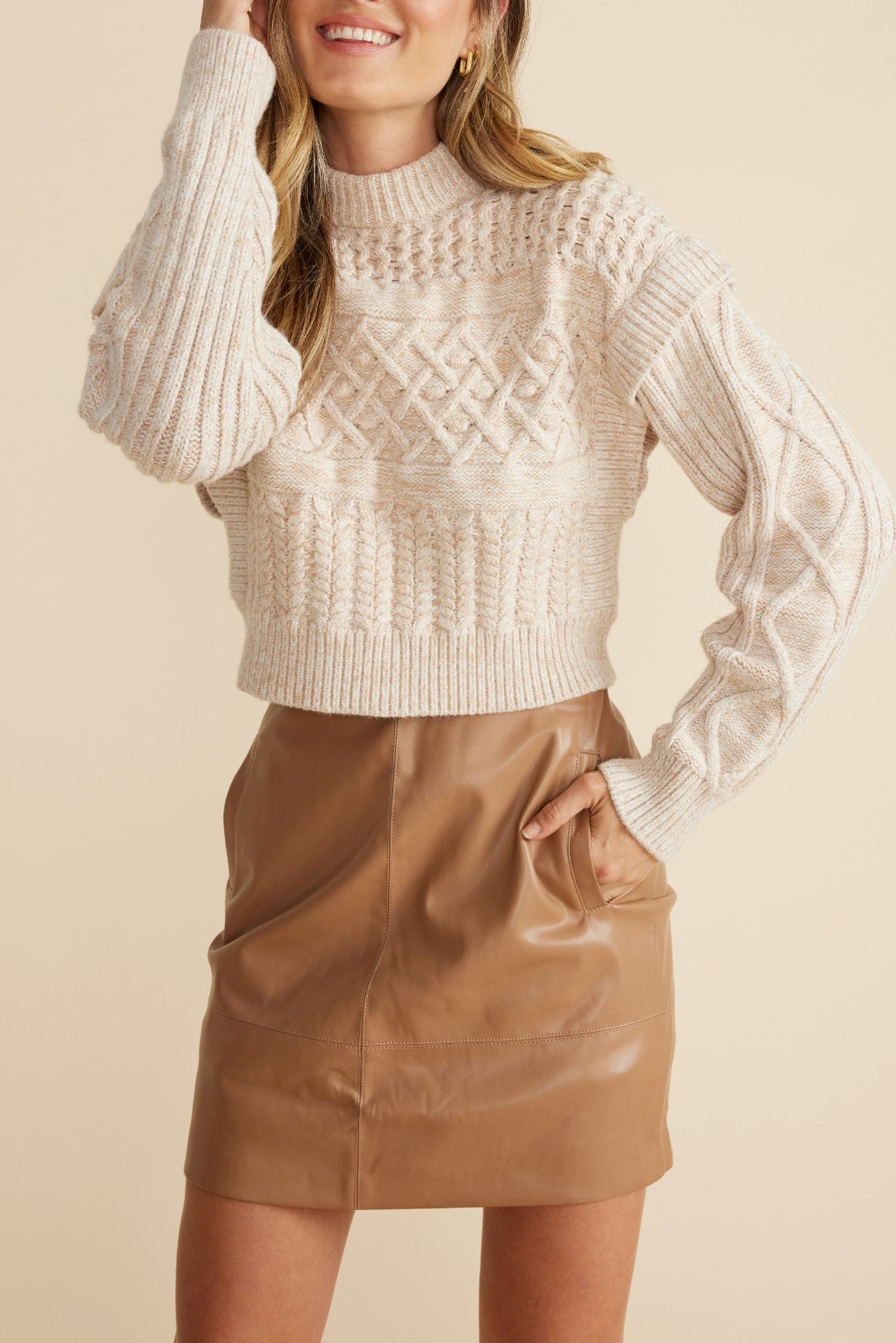 Jolene Cable Knit Sweater