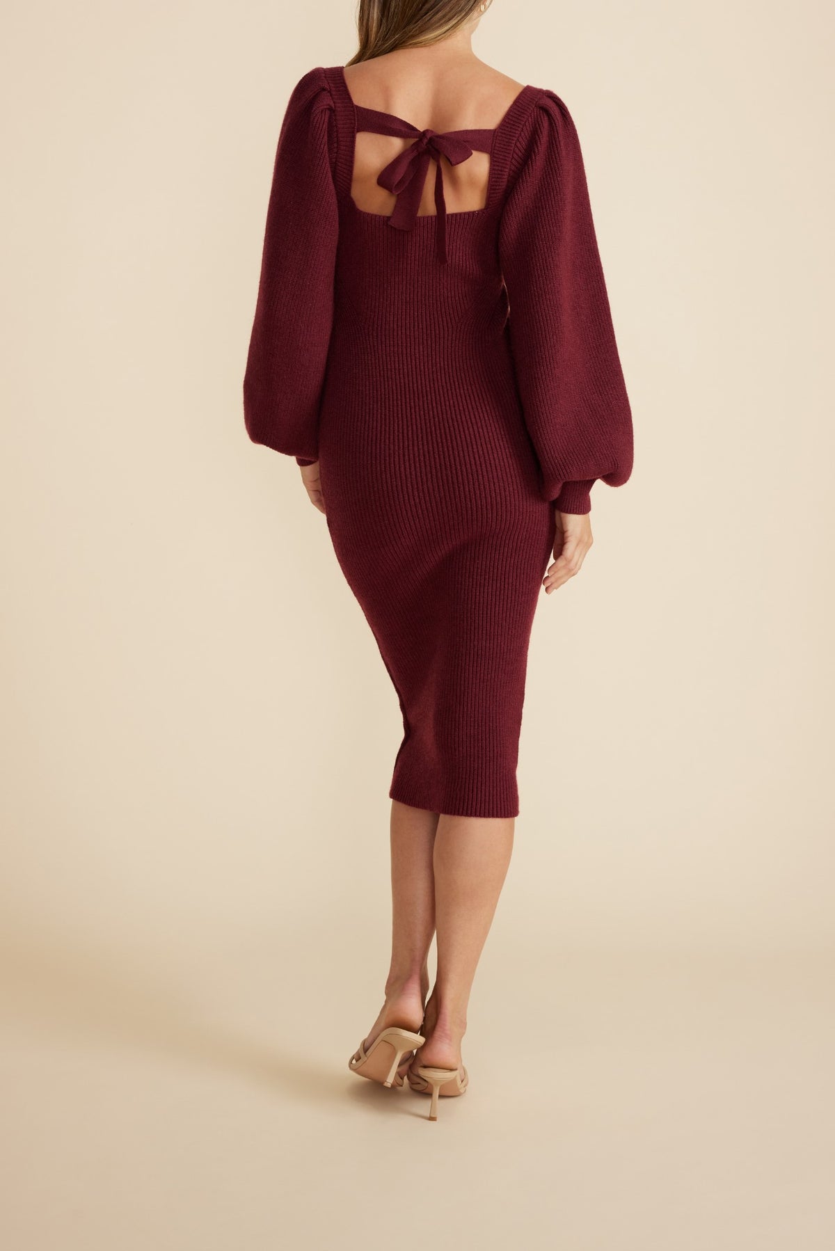 Paige Puff Sleeve Knit Dress